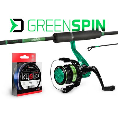 Lot carnassier Delphin GreenSPIN 240cm/30g + 3T + 0,181mm 240cm/30g + 3T + 0,181mm - Publicité Lot carnassier Delphin GreenSPIN 240cm/30g + 3T + 0,181mm 240cm/30g + 3T + 0,181mm - Publicité