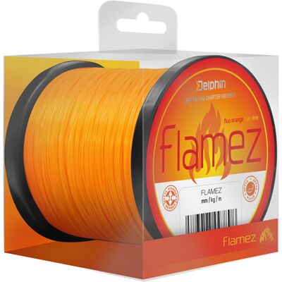 Delphin - FLAMEZ - Orange - 0.35mm - Fishing line - Publicité Delphin - FLAMEZ - Orange - 0.35mm - Fishing line - Publicité