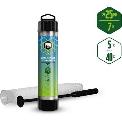 Delphin - n’tastic TUBE + POUSSOIR - 25mm Narrow - PVA Net - Publicité Delphin - n’tastic TUBE + POUSSOIR - 25mm Narrow - PVA Net - Publicité