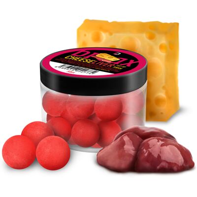 Appât Delphin BreaX POP 16mm/50g Fromage-foie Brown, Black, Lime, Silver Fromage-foie - Publicité Appât Delphin BreaX POP 16mm/50g Fromage-foie Brown, Black, Lime, Silver Fromage-foie - Publicité