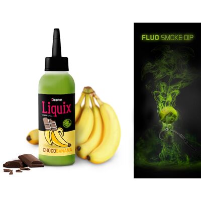 Delphin Fluo dip D SNAX LiquiX /100ml Choco-banane Black, Gold, Olive, Gray Choco-banane - Publicité Delphin Fluo dip D SNAX LiquiX /100ml Choco-banane Black, Gold, Olive, Gray Choco-banane - Publicité