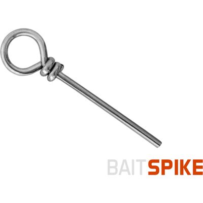 Delphin - BAIT SPIKE - Argent - M 24mm - Accessoire de pêche - Publicité Delphin - BAIT SPIKE - Argent - M 24mm - Accessoire de pêche - Publicité