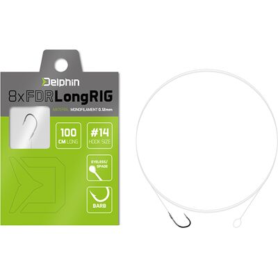 Delphin FDR LongRIG - 100 cm - 0,18 mm - #10 leader - Publicité Delphin FDR LongRIG - 100 cm - 0,18 mm - #10 leader - Publicité