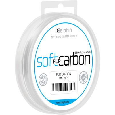 Delphin - SOFT FLR CARBON - 0.405 - 20m - leader fluorocarbone - Publicité Delphin - SOFT FLR CARBON - 0.405 - 20m - leader fluorocarbone - Publicité