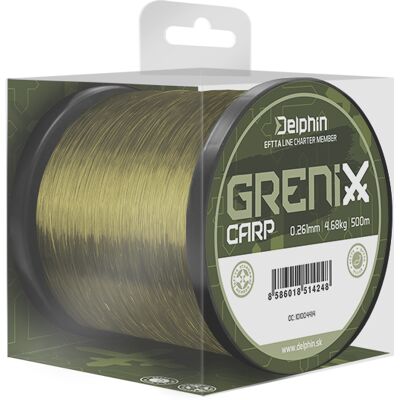 Delphin - GRENIX Carp - 0.331mm - 7.39kg - ligne de pêche - Publicité Delphin - GRENIX Carp - 0.331mm - 7.39kg - ligne de pêche - Publicité