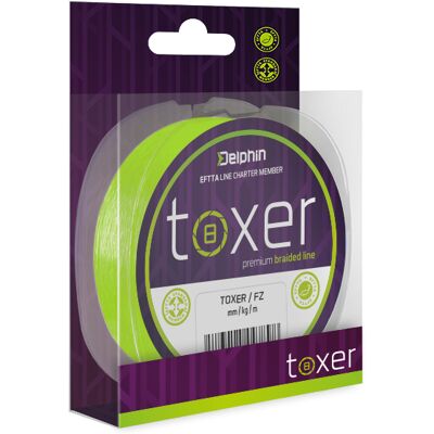 Delphin - TOXER - 0.18mm - 9.5kg - Ligne tressée - Publicité Delphin - TOXER - 0.18mm - 9.5kg - Ligne tressée - Publicité