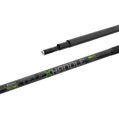 Manche d'épuisette Delphin REAXE TelexHANDLE 320cm Gray, Beige, Green, Silver 320cm - Publicité Manche d'épuisette Delphin REAXE TelexHANDLE 320cm Gray, Beige, Green, Silver 320cm - Publicité