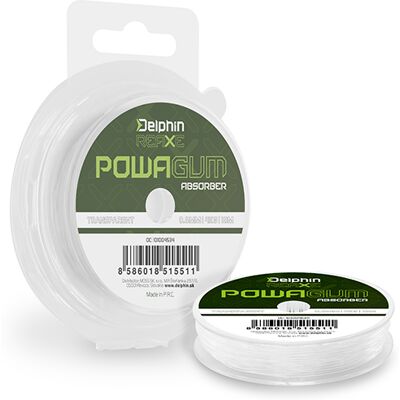 Delphin - REAXE PowaGUM - 0.6mm - 4kg/10m - Absorber - Publicité Delphin - REAXE PowaGUM - 0.6mm - 4kg/10m - Absorber - Publicité
