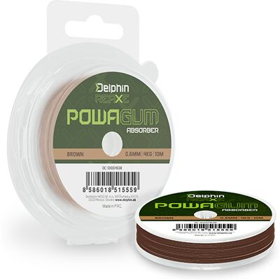 Delphin - REAXE PowaGUM - Marron - 1mm - Absorber - Publicité Delphin - REAXE PowaGUM - Marron - 1mm - Absorber - Publicité