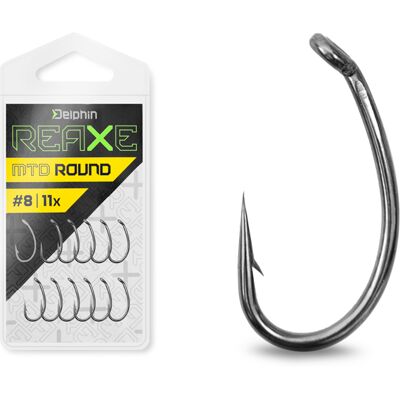 Hameçon Delphin - REAXE MTD ROUND - #14 - Silver - Hooks - Publicité Hameçon Delphin - REAXE MTD ROUND - #14 - Silver - Hooks - Publicité