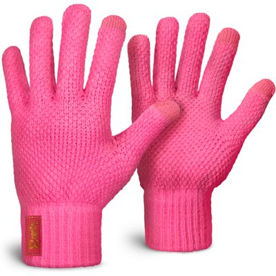 Gants femme Delphin QUEEN Qnity Uni Gray, Beige, Brown, Pink Uni - Publicité Gants femme Delphin QUEEN Qnity Uni Gray, Beige, Brown, Pink Uni - Publicité
