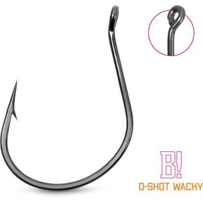 Delphin - Hameçon B! D-SHOT - Argent/Gris - 8pcs - Hameçon - Publicité Delphin - Hameçon B! D-SHOT - Argent/Gris - 8pcs - Hameçon - Publicité