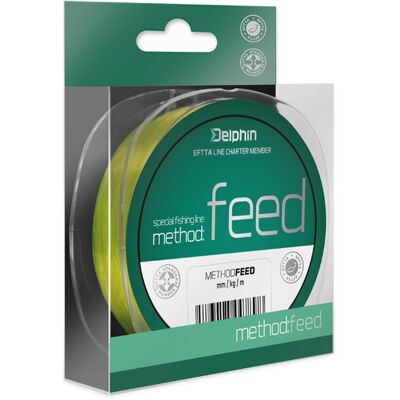 Delphin - METHOD FEED - 0,18mm - 6,6lbs - Fil de pêche - Publicité Delphin - METHOD FEED - 0,18mm - 6,6lbs - Fil de pêche - Publicité