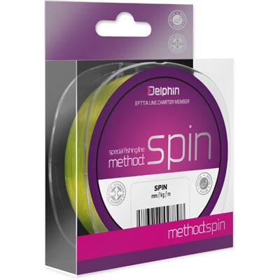 Delphin Method SPIN jaune 0,16mm 2,4kg 200m 0,16mm 2,4kg 200m - Publicité Delphin Method SPIN jaune 0,16mm 2,4kg 200m 0,16mm 2,4kg 200m - Publicité