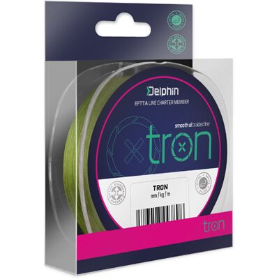 Delphin - TRON vert - 0,05mm - 2,3kg - tresse de pêche - Publicité Delphin - TRON vert - 0,05mm - 2,3kg - tresse de pêche - Publicité