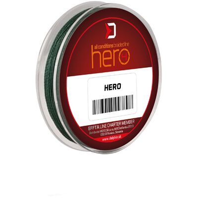 Delphin - HERO - Vert - 0.18mm - Fil de pêche tressé - Publicité Delphin - HERO - Vert - 0.18mm - Fil de pêche tressé - Publicité