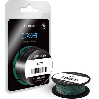 Delphin - BOXER vert - 0.50mm - 41.7kg - braid de pêche - Publicité Delphin - BOXER vert - 0.50mm - 41.7kg - braid de pêche - Publicité