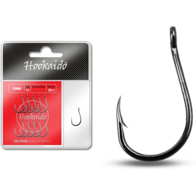 Hameçon Delphin - HKD CHINU ring - Silver - Offset eyelet - hameçon de pêche - Publicité Hameçon Delphin - HKD CHINU ring - Silver - Offset eyelet - hameçon de pêche - Publicité