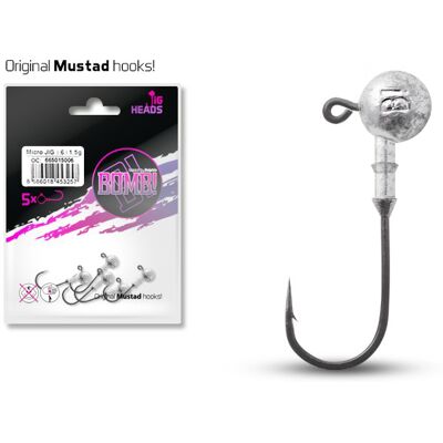 Delphin - BOMB - 10g-3/0 - Argent - Fishing jig head - Publicité Delphin - BOMB - 10g-3/0 - Argent - Fishing jig head - Publicité
