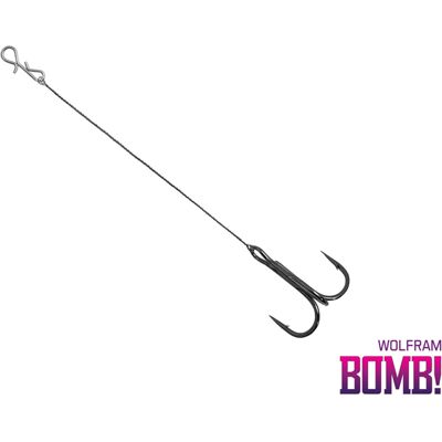 Delphin BOMB! Twisto RIGS Tungstène / 3 pcs #6/6cm Beige, Purple, Gray #6/6cm - Publicité Delphin BOMB! Twisto RIGS Tungstène / 3 pcs #6/6cm Beige, Purple, Gray #6/6cm - Publicité