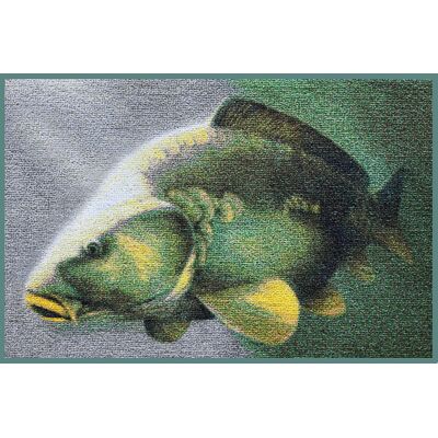 Delphin Paillason 3D de la carpe - Tapis de porte étanche - Publicité Delphin Paillason 3D de la carpe - Tapis de porte étanche - Publicité
