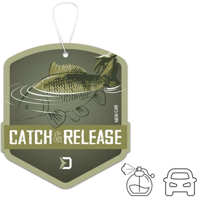 Parfums voiture Delphin CATCH and RELEASE New car Gray, Beige, Silver New car - Publicité Parfums voiture Delphin CATCH and RELEASE New car Gray, Beige, Silver New car - Publicité