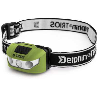Lampe frontale Delphin TRIOS 1W Silver, Black, Gray 1W - Publicité Lampe frontale Delphin TRIOS 1W Silver, Black, Gray 1W - Publicité