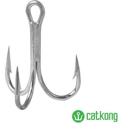 Delphin - CATKONG SuPower TREBLE - Silver - Treble Hook - Publicité Delphin - CATKONG SuPower TREBLE - Silver - Treble Hook - Publicité