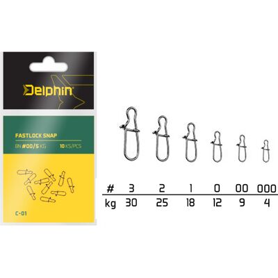Delphin - Fastlock Snap C-01/par 10 - Or - Accessoire matériel - Publicité Delphin - Fastlock Snap C-01/par 10 - Or - Accessoire matériel - Publicité