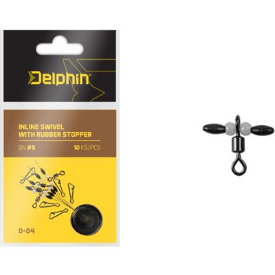 Delphin - Inline swivel with Stop Float - Gold - Inline swivel with stop float - Publicité Delphin - Inline swivel with Stop Float - Gold - Inline swivel with stop float - Publicité