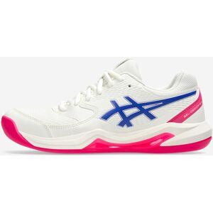 Chaussures de Tennis moquette femme - Gel Dedicate 8 blanc rose bleu - ASICS 37 - Publicité Chaussures de Tennis moquette femme - Gel Dedicate 8 blanc rose bleu - ASICS 37 - Publicité