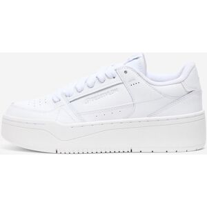 Baskets en cuir femme CJ80 platform blanc - DECATHLON 41 - Publicité Baskets en cuir femme CJ80 platform blanc - DECATHLON 41 - Publicité