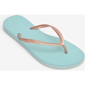 Tongs Femme - 500 Gold blue bleu arctique - OLAIAN 39/42 - Publicité Tongs Femme - 500 Gold blue bleu arctique - OLAIAN 39/42 - Publicité