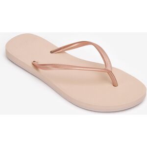 Tongs Femme - 500 Gold peach beige orangé - OLAIAN 37/38 - Publicité Tongs Femme - 500 Gold peach beige orangé - OLAIAN 37/38 - Publicité