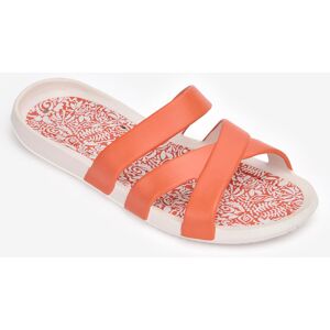 Claquettes piscine Femme - Slap 500 blanc orange - NABAIJI 37/38 - Publicité Claquettes piscine Femme - Slap 500 blanc orange - NABAIJI 37/38 - Publicité