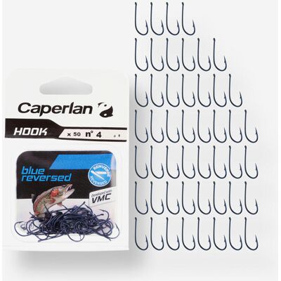 CAPERLAN HAMEÇON SIMPLE PÊCHE HOOK BLUE REVERSED - Publicité CAPERLAN HAMEÇON SIMPLE PÊCHE HOOK BLUE REVERSED - Publicité