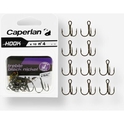 CAPERLAN HAMEÇON TRIPLE PÊCHE HOOK TRIPLE BLACK NICKEL - Publicité CAPERLAN HAMEÇON TRIPLE PÊCHE HOOK TRIPLE BLACK NICKEL - Publicité