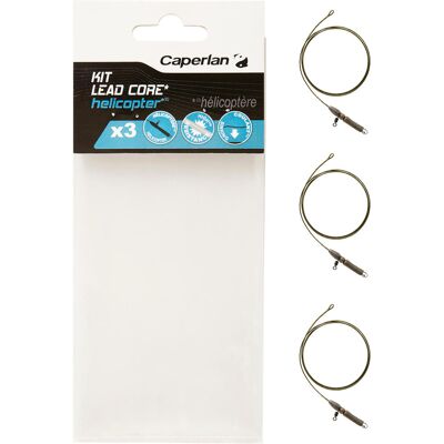 CAPERLAN KIT LEADCORE HELICOPTER OLIVE PÊCHE DE LA CARPE - Publicité CAPERLAN KIT LEADCORE HELICOPTER OLIVE PÊCHE DE LA CARPE - Publicité