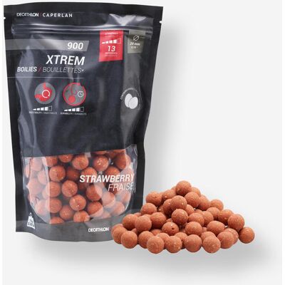 CAPERLAN Bouillettes pêche de la carpe XTREM 900 20mm 1kg Fraise - Publicité CAPERLAN Bouillettes pêche de la carpe XTREM 900 20mm 1kg Fraise - Publicité