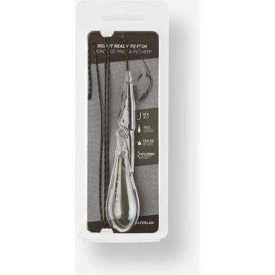 CAPERLAN Montage carpe Rig clip ready to fish 70g H4 Pêche de la carpe - Publicité CAPERLAN Montage carpe Rig clip ready to fish 70g H4 Pêche de la carpe - Publicité