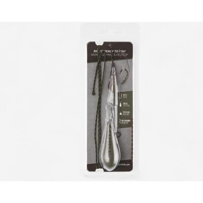 CAPERLAN Montage carpe rig clip ready to fish 90g h2 pêche de la carpe - Publicité CAPERLAN Montage carpe rig clip ready to fish 90g h2 pêche de la carpe - Publicité