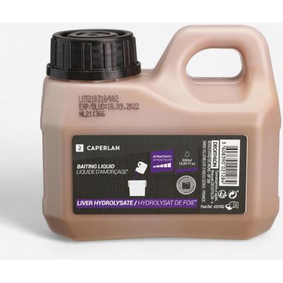 Caperlan Liquide d'Appât pour Carpfishing - Hydrolysat de Foie - Publicité Caperlan Liquide d'Appât pour Carpfishing - Hydrolysat de Foie - Publicité