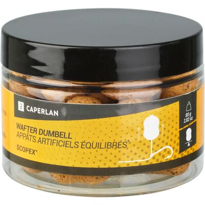 CAPERLAN Dumbell wafter Scopex Pêche de la carpe - Publicité CAPERLAN Dumbell wafter Scopex Pêche de la carpe - Publicité
