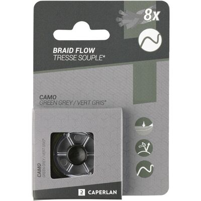 CAPERLAN Bas de ligne Tresse Flow vert/gris 20M Pêche de la carpe - Publicité CAPERLAN Bas de ligne Tresse Flow vert/gris 20M Pêche de la carpe - Publicité