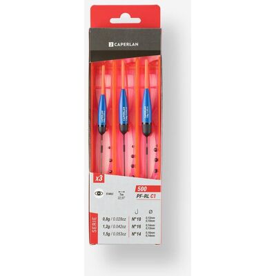 CAPERLAN Lot de 3 lignes montees pour la peche au coup en canal rl500 c1 0,8g 1,2g 1,5g - Publicité CAPERLAN Lot de 3 lignes montees pour la peche au coup en canal rl500 c1 0,8g 1,2g 1,5g - Publicité