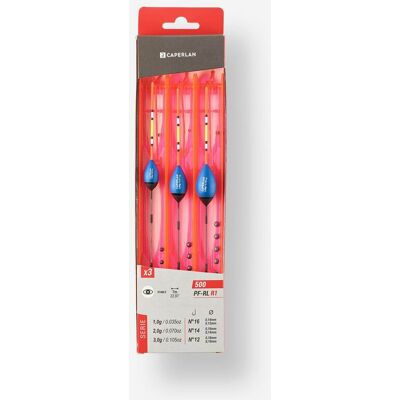 CAPERLAN Lot de 3 lignes montees pour la peche au coup en riviere pf-rl500 r1 1g 2g 3g - Publicité CAPERLAN Lot de 3 lignes montees pour la peche au coup en riviere pf-rl500 r1 1g 2g 3g - Publicité