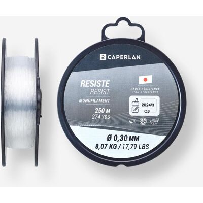 CAPERLAN FIL DE PÊCHE LINE RESIST CRISTAL 250 M - Publicité CAPERLAN FIL DE PÊCHE LINE RESIST CRISTAL 250 M - Publicité