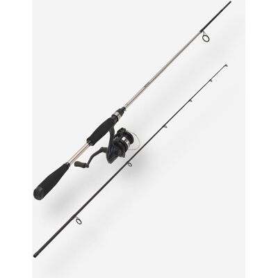 CAPERLAN Ensemble canne & moulinet pêche aux leurres WXM 100 Spinning 2.10m M 7-21g - Publicité CAPERLAN Ensemble canne & moulinet pêche aux leurres WXM 100 Spinning 2.10m M 7-21g - Publicité