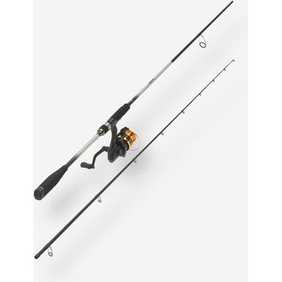 CAPERLAN Ensemble canne & moulinet pêche aux leurres WXM 500 2.40m MH 10-30gr - Publicité CAPERLAN Ensemble canne & moulinet pêche aux leurres WXM 500 2.40m MH 10-30gr - Publicité