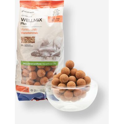 CAPERLAN Bouillettes pêche de la carpe Wellmix Plus 20mm 1kg Monstercrab - Publicité CAPERLAN Bouillettes pêche de la carpe Wellmix Plus 20mm 1kg Monstercrab - Publicité
